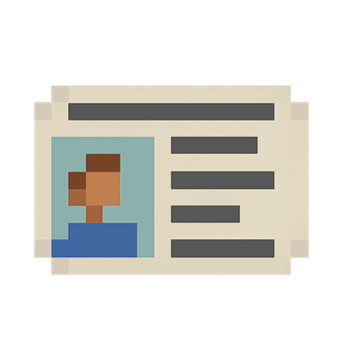 Pixel art ID license